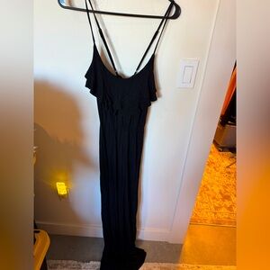 Black Maxi Dress Crossback straps